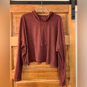 Athleta Maple Red Uptempo Short Hoodie